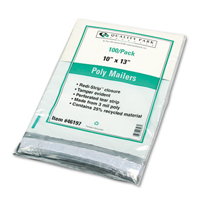 Quality Park Poly Envelopes W/Perforatio